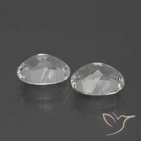 Gemas de Topacio Blanco natural de 6.54 ct, Ovalada, VVS