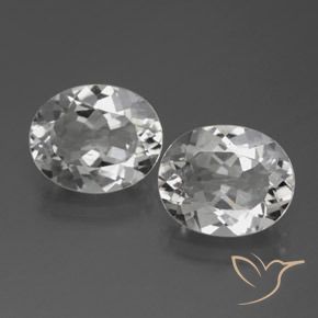 7.48ctw Natural Blanco Topacio, Ovalada, VVS-VS