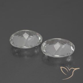 Gemas de Topacio Blanco natural de 7.48 ct, Ovalada, VVS-VS
