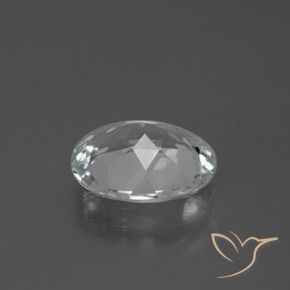 Topacio Blanco claro natural de 3.70 ct, Ovalada, VS