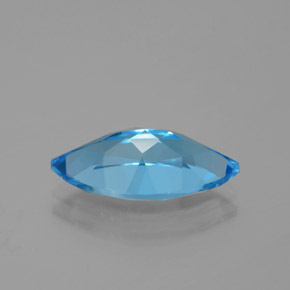 Topacio Azul Suizo natural de 4.59 ct, Marquesa, VVS