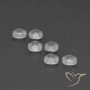 Gemas de Topacio Blanco natural de 2.91 ct, Forma Cojín, VVS-VS