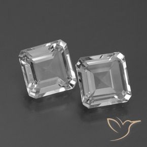 Gemas de Topacio Blanco natural de 5.52 ct, Corte Octágono / Esmeralda, VS
