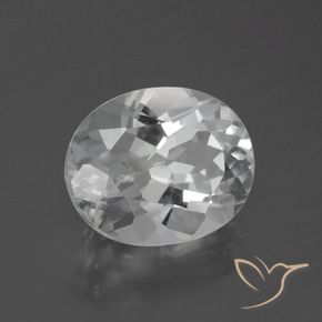 Topacio Blanco claro natural de 5.64 ct, Ovalada, VVS