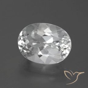 Topacio Blanco natural de 5.35 ct, Ovalada, VVS