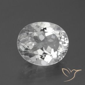 Topacio Blanco natural de 5.63 ct, Ovalada, VVS-VS