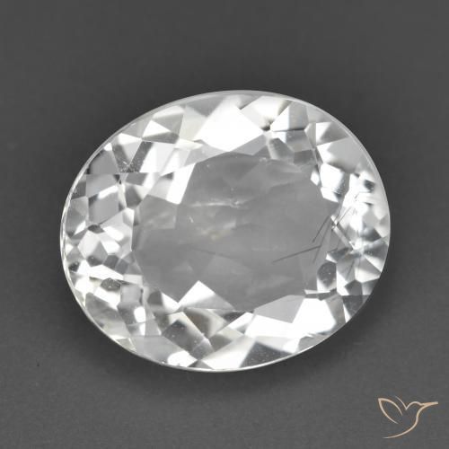 Topacio Blanco natural de 5.73 ct, Ovalada, VS