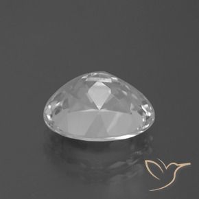 Topacio Blanco claro natural de 5.36 ct, Ovalada, VVS