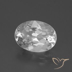 Topacio Blanco natural de 4.75 ct, Ovalada, VVS