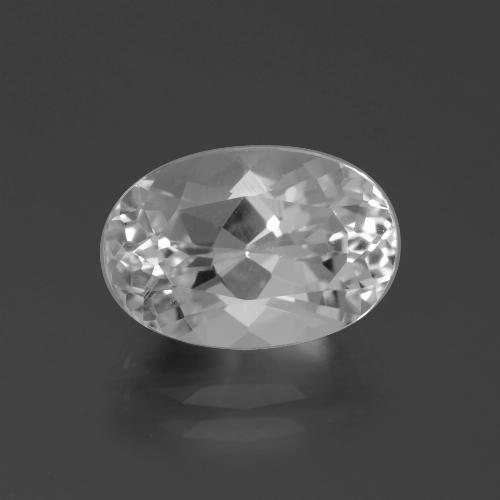 Topacio Blanco natural de 4.86 ct, Corte Óvalo, VVS