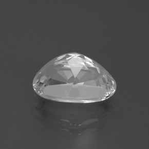Topacio Blanco natural de 4.86 ct, Corte Óvalo, VVS
