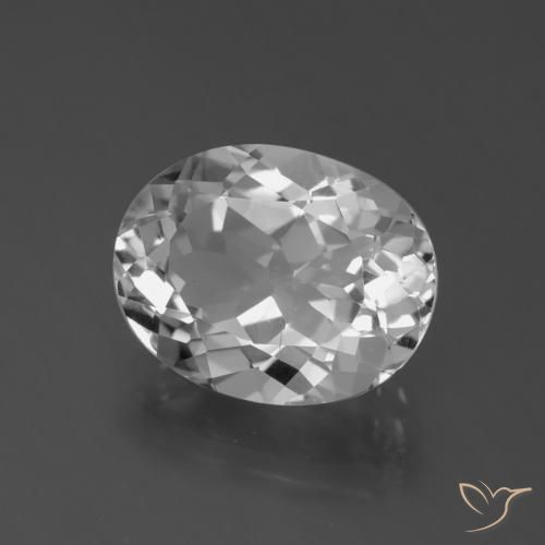 Topacio Blanco natural de 6.23 ct, Ovalada, VS