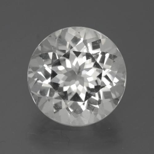 Topacio Blanco cálido natural de 5.95 ct, Corte Redondo, VS