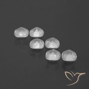 Gemas de Topacio Blanco natural de 3.19 ct, Forma Cojín, VVS-VS
