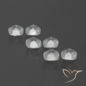 Gemas de Topacio Blanco natural de 2.78 ct, Forma Cojín, VVS-VS