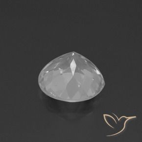 Topacio Blanco claro natural de 4.50 ct, Corte Redondo, VVS-VS