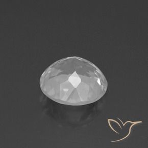 Topacio Blanco claro natural de 4.19 ct, Redondo, VVS-VS