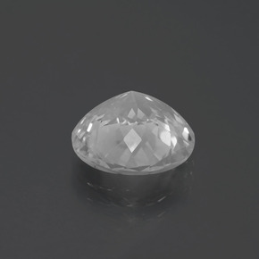 Topacio blanco natural de 5,31 ct, corte redondo, VVS