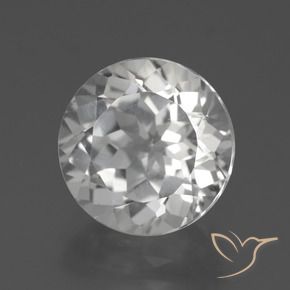 Topacio Blanco natural de 4.04 ct, Redondo, VS