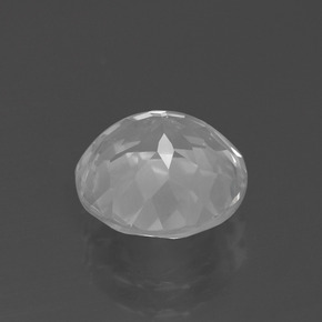 Topacio Blanco claro natural de 3.41 ct, Corte Redondo, VVS-VS