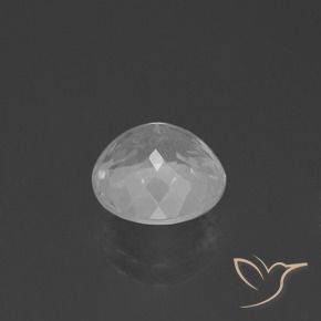 Topacio Blanco natural de 3.88 ct, Redondo, VS