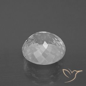 Topacio Blanco claro natural de 4.49 ct, Redondo, VVS-VS