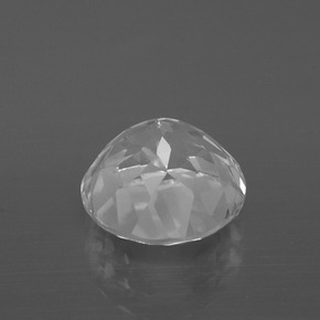 Topacio Blanco claro natural de 4.25 ct, Corte Redondo, VVS-VS