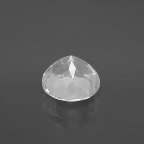 Topacio Blanco natural de 3.95 ct, Corte Redondo, VVS-VS