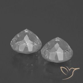 Gemas de Topacio Blanco claro natural de 4.83 ct, Redondo, VS