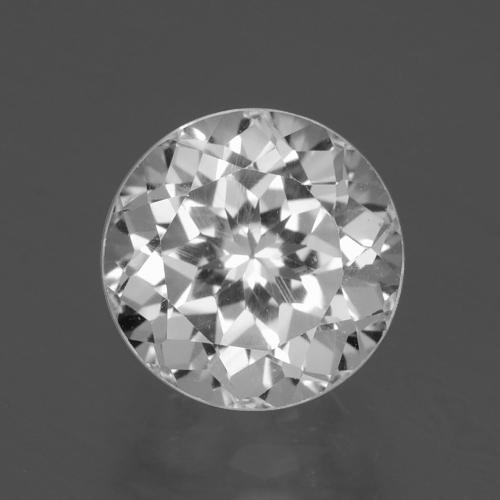 Topacio Blanco natural de 4.36 ct, Corte Redondo, VS