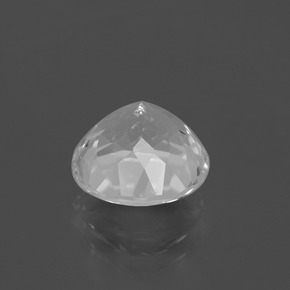 Topacio Blanco claro natural de 4.96 ct, Corte Redondo, VVS-VS