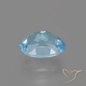 Topacio Azul Cielo natural de 3.20 ct, Ovalada, VVS-VS