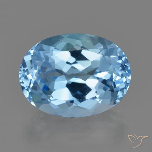 Topacio Azul Cielo natural de 23.15 ct, Corte Óvalo, VVS