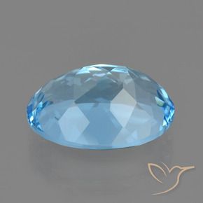 Topacio Azul Cielo natural de 23.15 ct, Corte Óvalo, VVS
