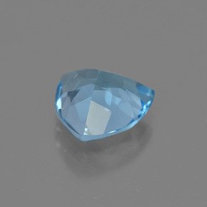 Topacio Azul Cielo natural de 3.44 ct, Trillón, VVS-VS