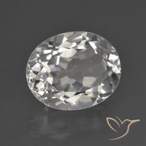 Topacio Blanco cálido natural de 4.87 ct, Ovalada, VS