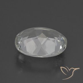 Topacio Blanco cálido natural de 3.85 ct, Ovalada, VS