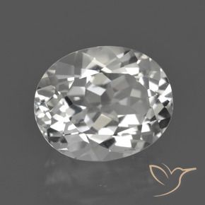 Topacio Blanco cálido natural de 4.93 ct, Ovalada, VVS