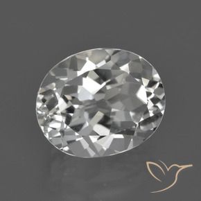 Topacio Blanco cálido natural de 4.86 ct, Ovalada, VS