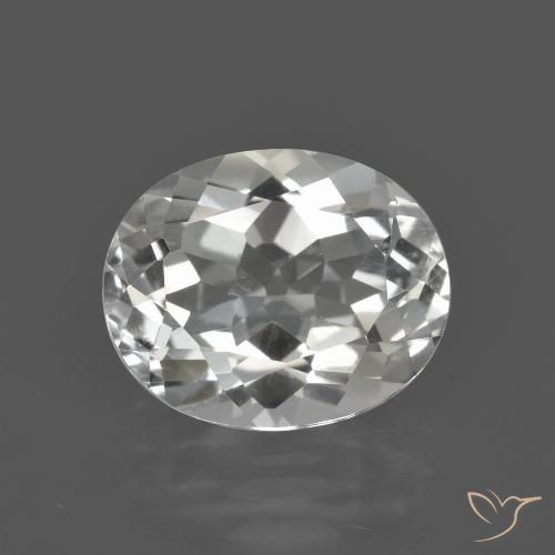 4.79ct Natural Blanco cálido Topacio, Ovalada, VS