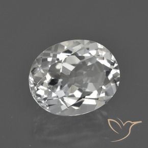 Topacio Blanco cálido natural de 4.79 ct, Ovalada, VS