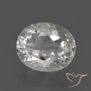 Topacio Blanco natural de 3.50 ct, Ovalada, VS