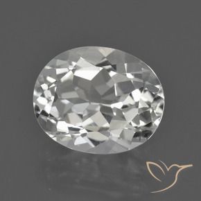 Topacio Blanco natural de 4.88 ct, Ovalada, VVS-VS