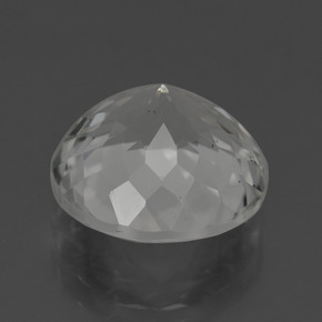 Topacio Blanco cálido natural de 7.49 ct, Corte Redondo, VS