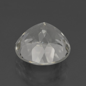 Topacio Blanco cálido natural de 7.00 ct, Corte Redondo, VS