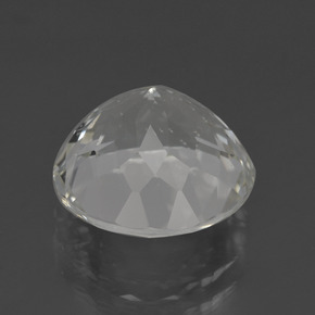 Topacio blanco cálido natural de 6,50 ct, corte redondo, VS