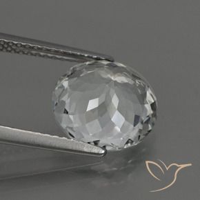 Topacio Blanco cálido natural de 4.62 ct, Redondo, VS