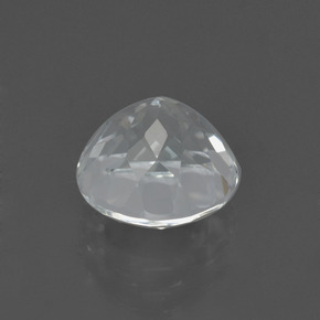 Topacio Blanco cálido natural de 4.36 ct, Corte Redondo, VVS