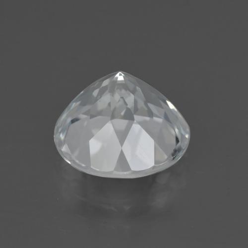 Topacio blanco natural de 4,63 ct, corte redondo, VS