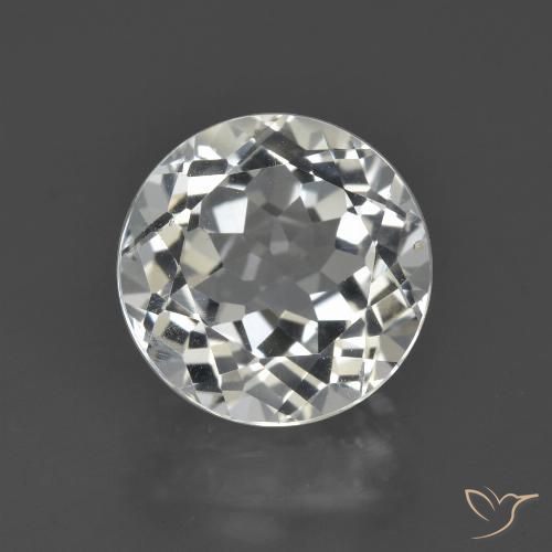 4.81ct Natural Blanco cálido Topacio, Redondo, VS
